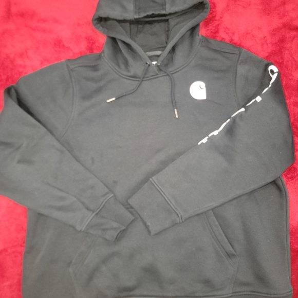 Carhartt Other - Carhartt Black Pullover Hoodie with Long Sleeves